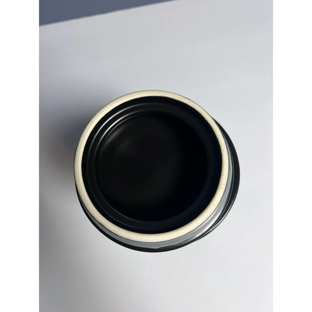 NEW Rae Dunn Black Granola Canister Jar Kitchen Food Storage